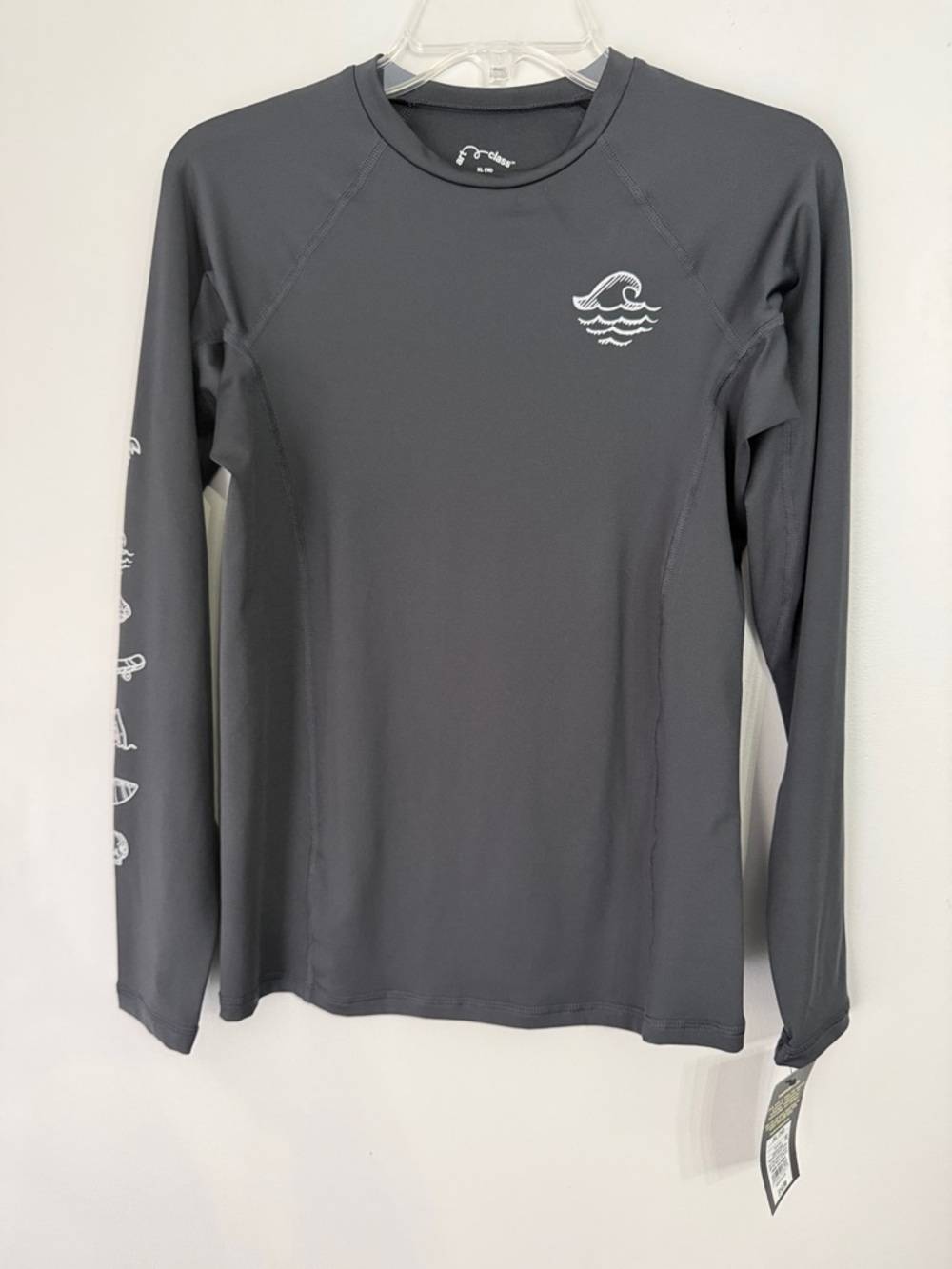 Art Class Boys Rashguard NWT Dark Gray Size 16 XL NWT
